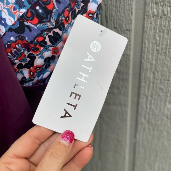 New athleta geo blousy tankini dress sz 36d/Dd - Picture 2 of 2